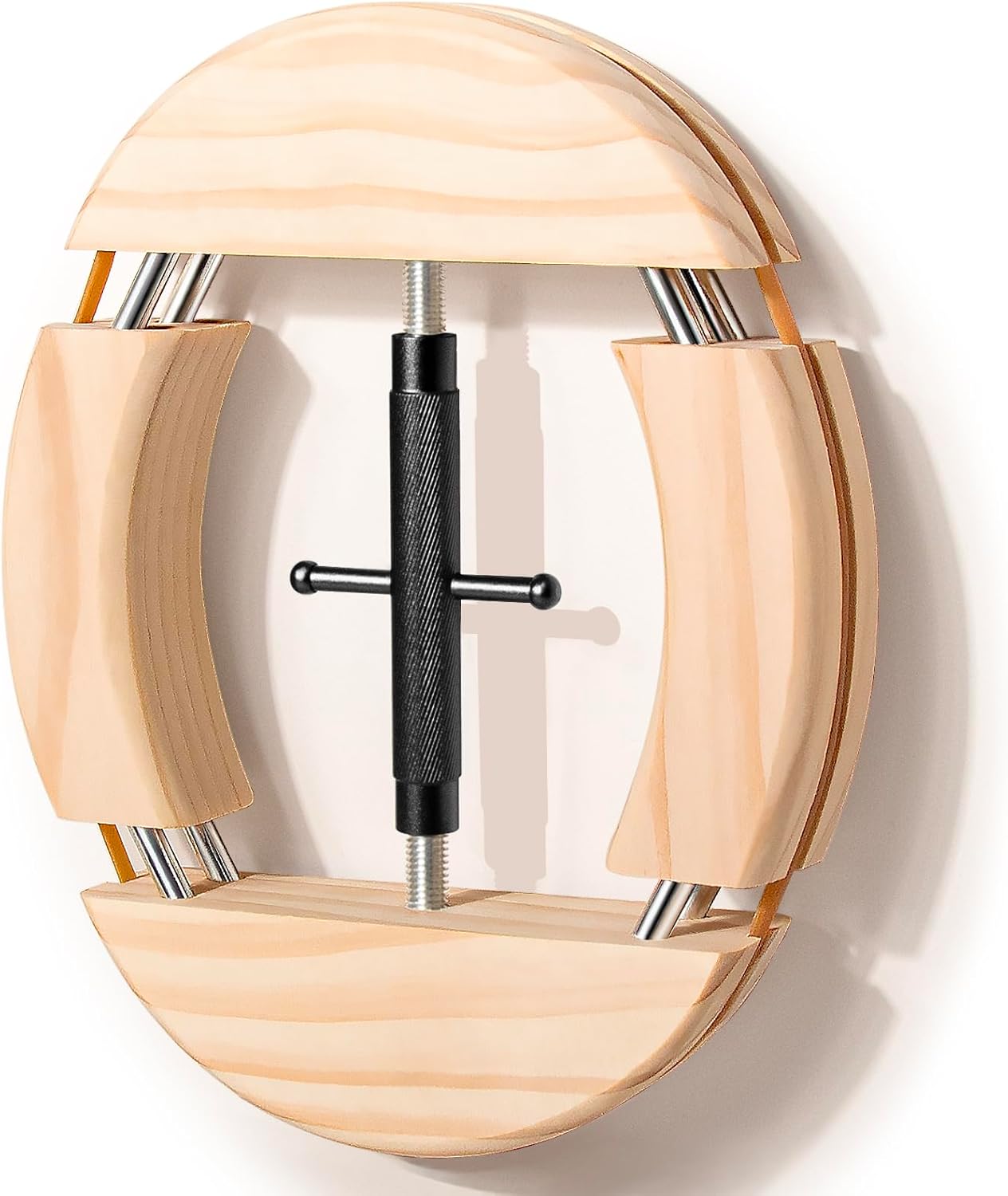 4 Way Hat Stretcher, Hat Stretcher for Fitted Hats, Heavy Duty Hats Shaper Extender w. Lever Wrench for Men All Kind of Caps