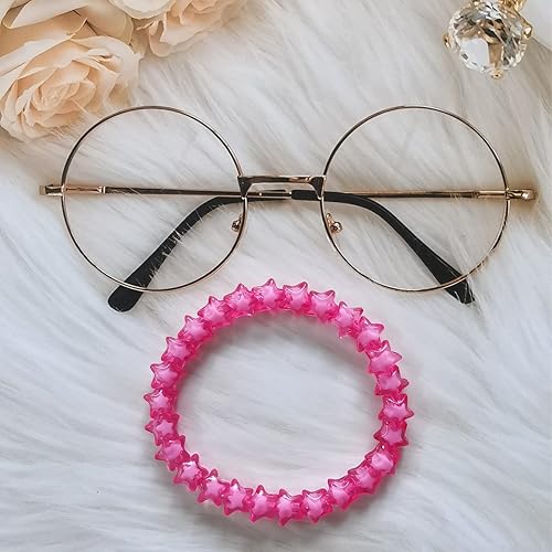 Miniatura 2 de Xeahung 120 cuentas acrílicas de estrella para hacer joyas, pulseras, collares, aretes, llaveros, accesorios, manualidades, San Valentín, Navidad,