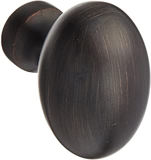 Amerock BP53014-25PACK Allison Value Hardware 1-3/8 Inch Long Oval Cabinet Knob, Oil Rubbed Bronze - coolthings.us