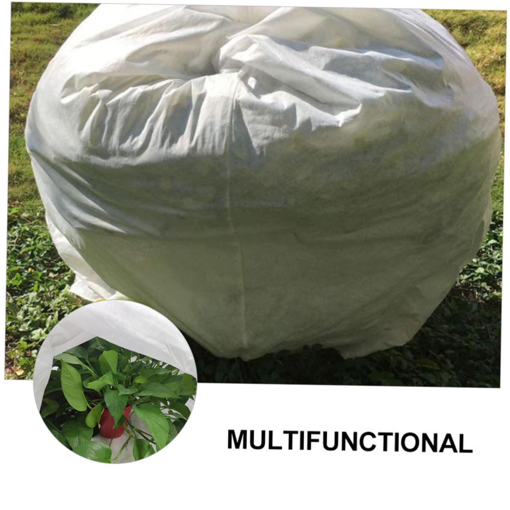 BESTonZON Copertura Non Tessuto per Piante da Giardino Inverno | Bianco, Lascia Passare Luce Acqua e Aria, Regola Umidità e Temperatura, per Cortile e Giardino