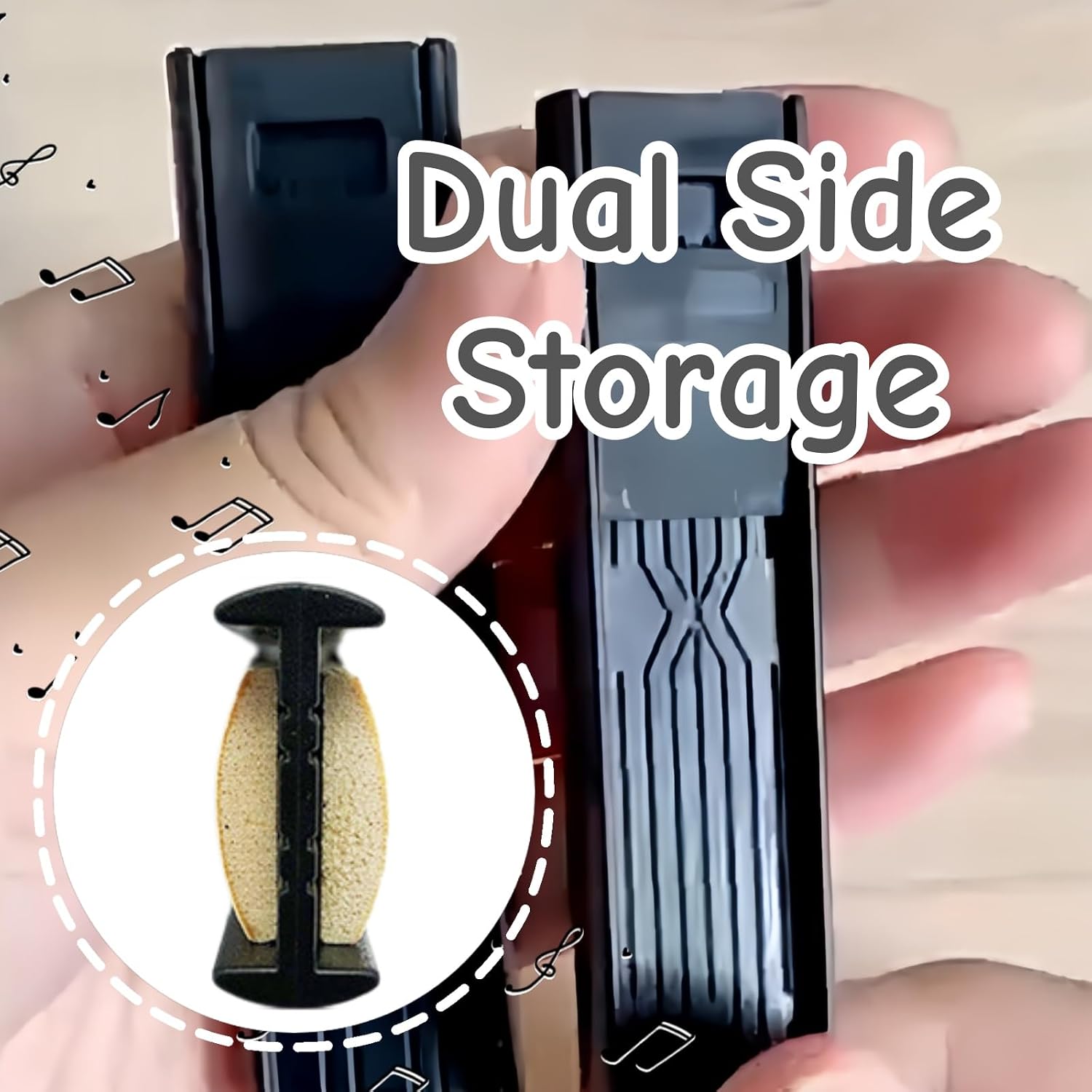 4 PCS Clarinet Reed Case Dual Side Plastic Saxophone Reed Holder Storage Box for Practice Performance Concert Travel Musicians image 4