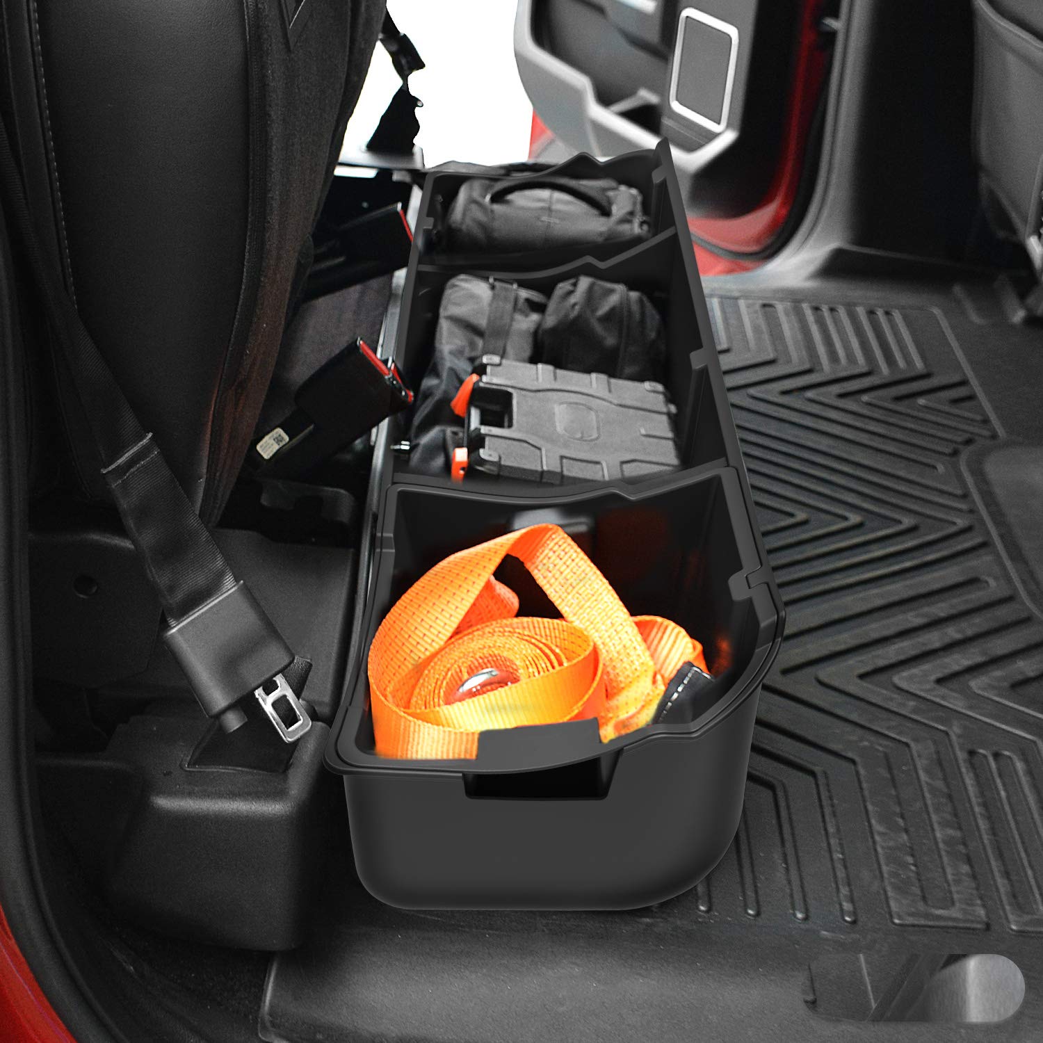 Buy OEDRO Upgraded Rear Under Seat Storage Box Compatible with 2009