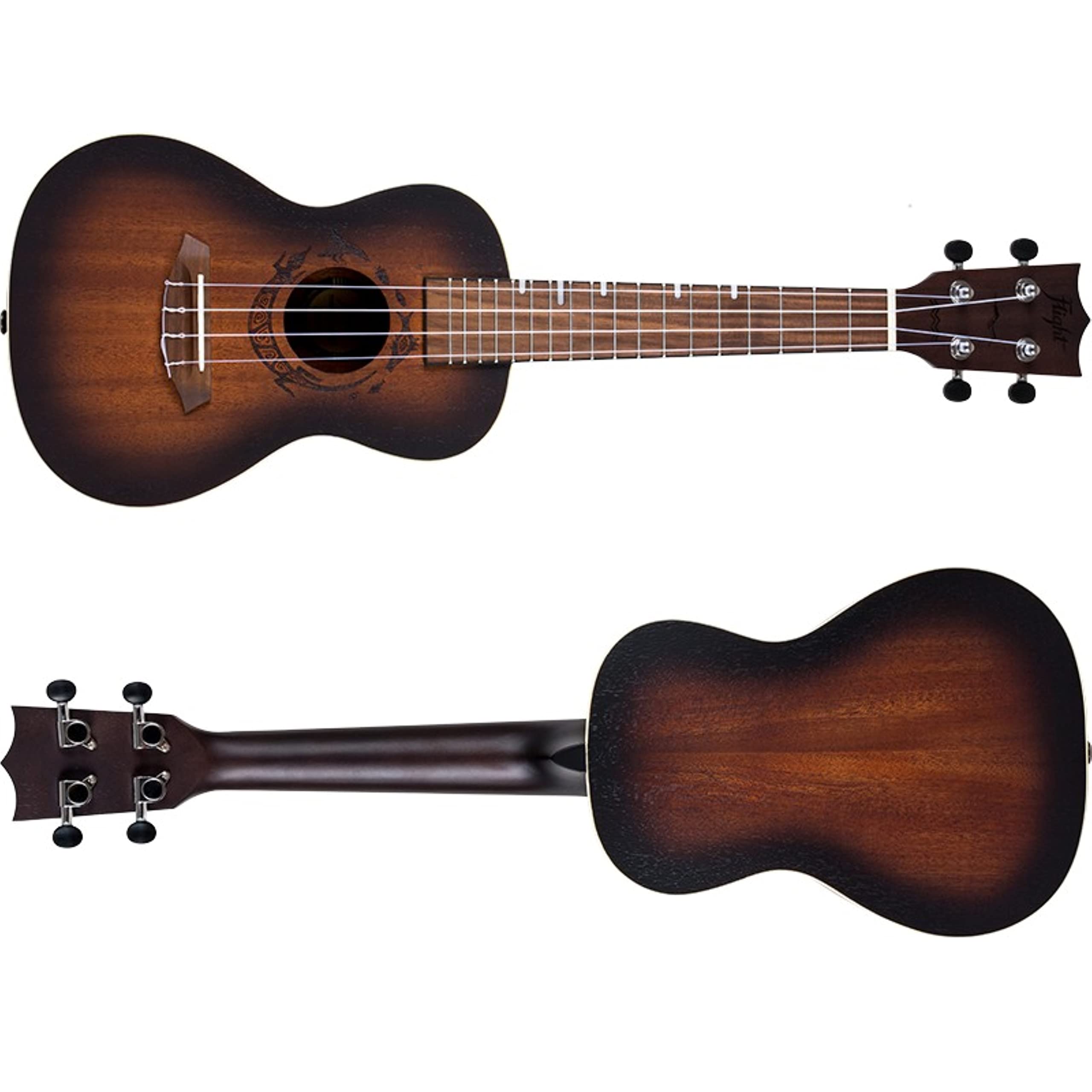 DUC380 ukulele koncertowe - bursztynowe