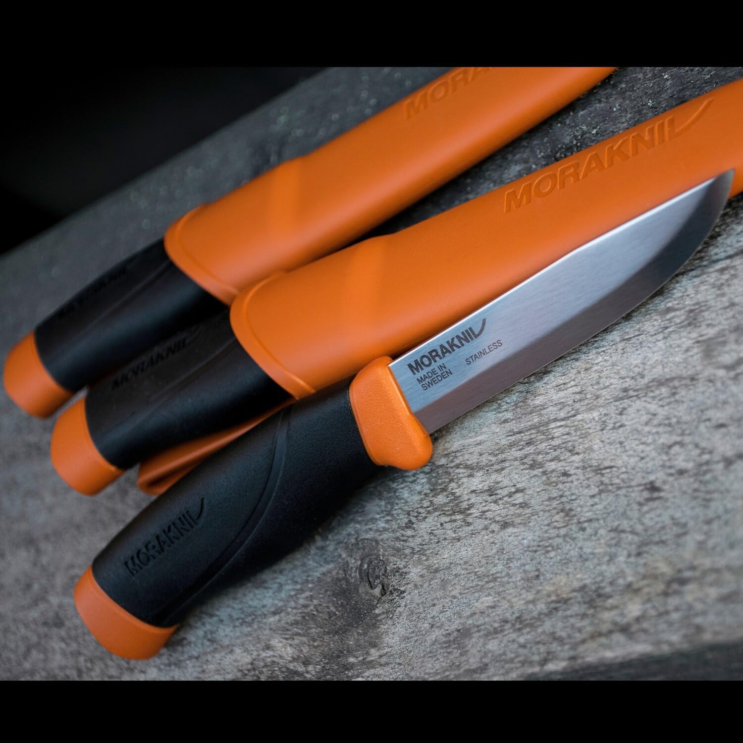 Morakniv Companion Heavy Duty Knife with Stainless Steel Blade, 4.1-inch