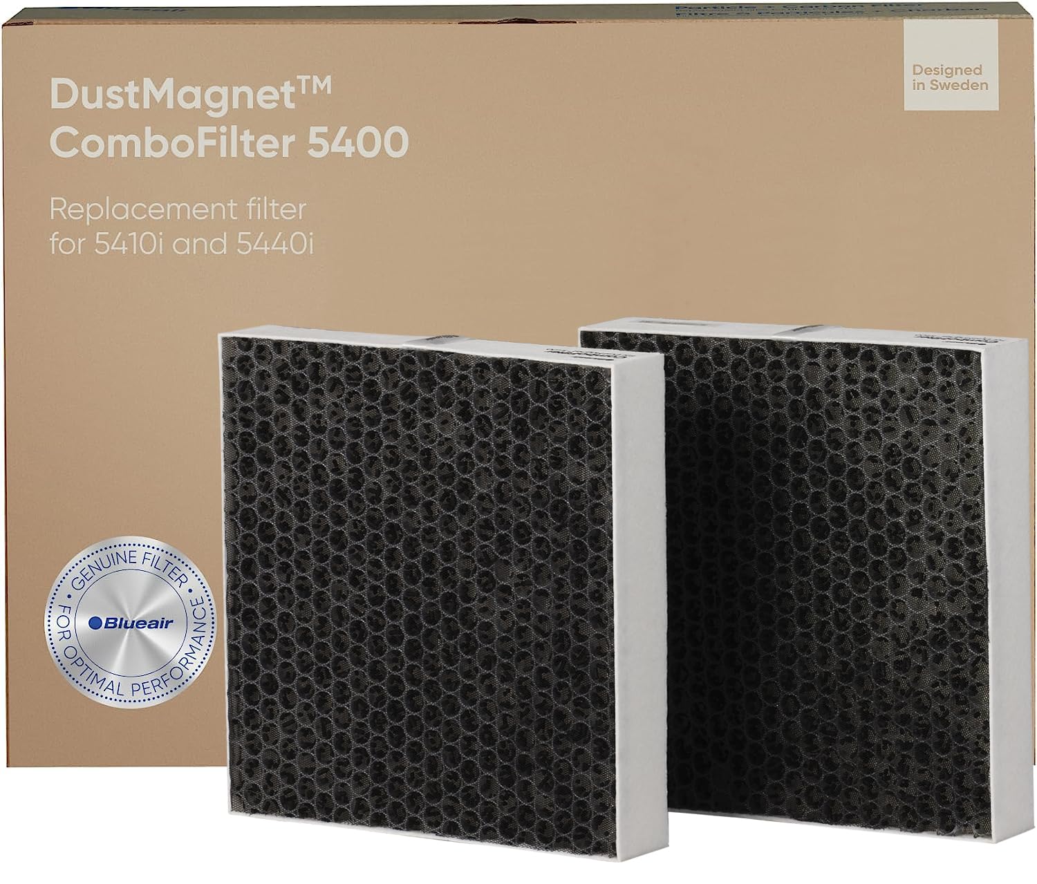 【純正品】ブルーエア 空気清浄機フィルター ダストマグネット 5400シリーズ(5410i,5440i) 交換用コンボフィルター 108358