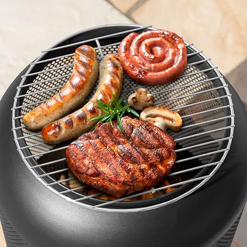 Miniatura 5 de Harrier ARVO - Parrillas para hogueras  5X tamañoscircular y cuadrada  Rejilla para hoguera  Parrilla de barbacoa  Compatible con todos los cuencos