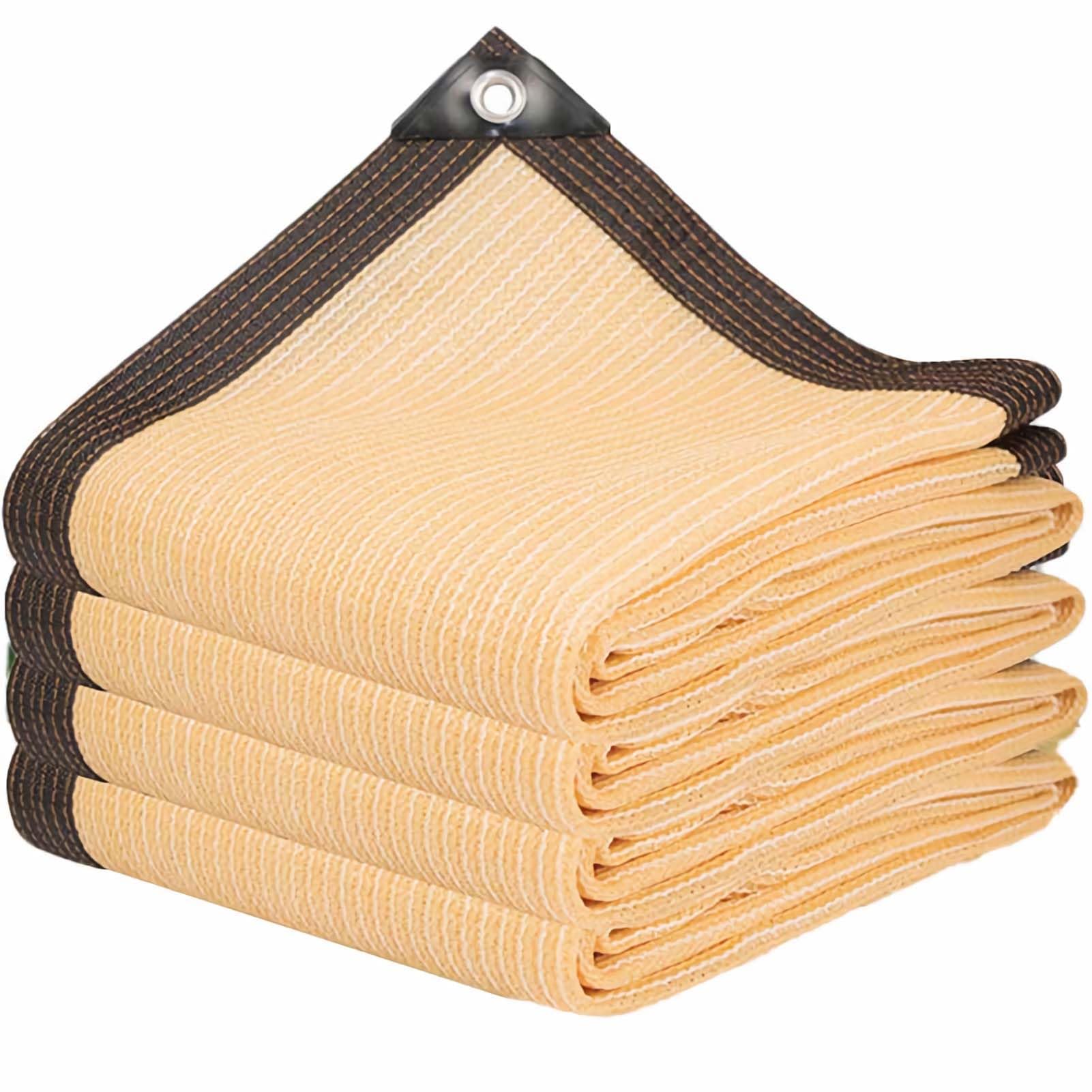 KLGFBDC Shade Cloth with Grommets 85% Breathable Sun Shade Sail Waterproof for Outdoor Greenhouse Balcony Patio Pergola 5X9m Sun Shade Fabric