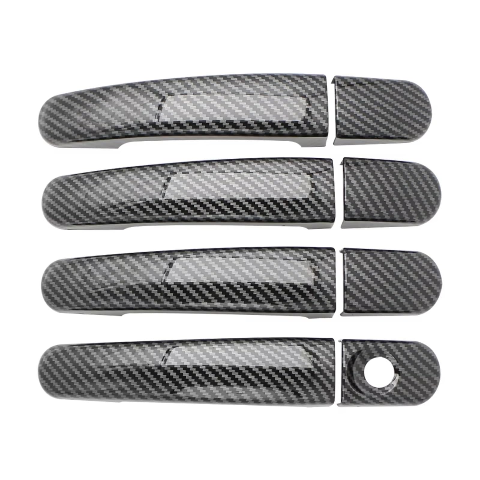 IUYHGTR Car Exterior Door Handle Compatible with for Focus 2 MK2 2005-2011 for 3 MK3 2012-2018 Car Door Handle Cover Decoration Exterior Accessories Sticker