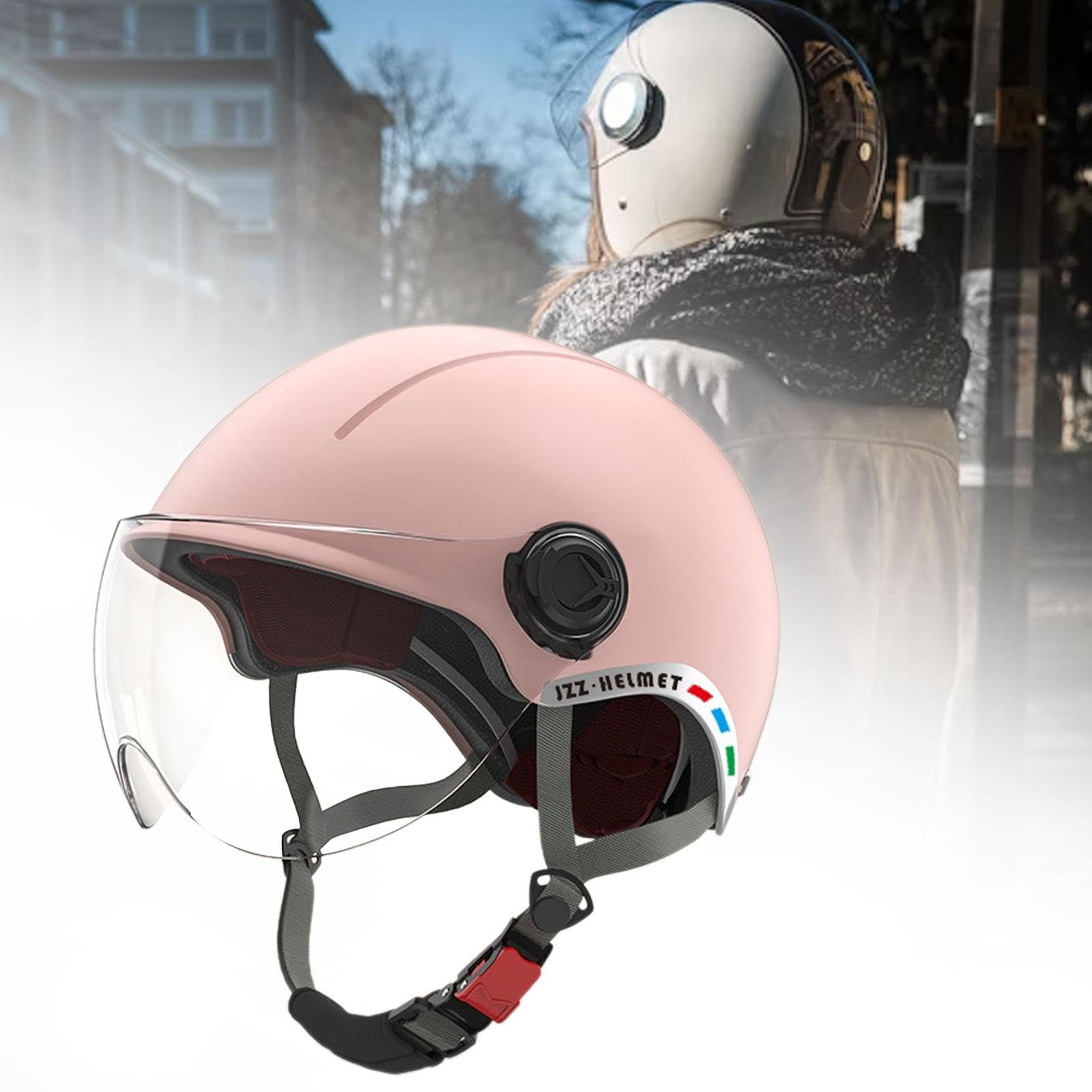 Oshhni Casque Adulte, Casque de, Modèle Demi-Jet