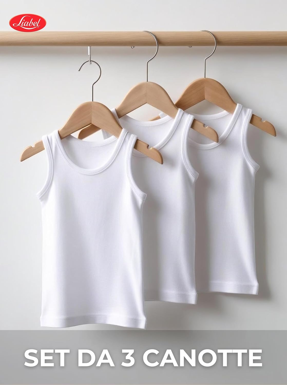 Maglie Intime Bimbo 6 Paia - 100% Cotone Italiano, Comode E Resistenti - Foto 3