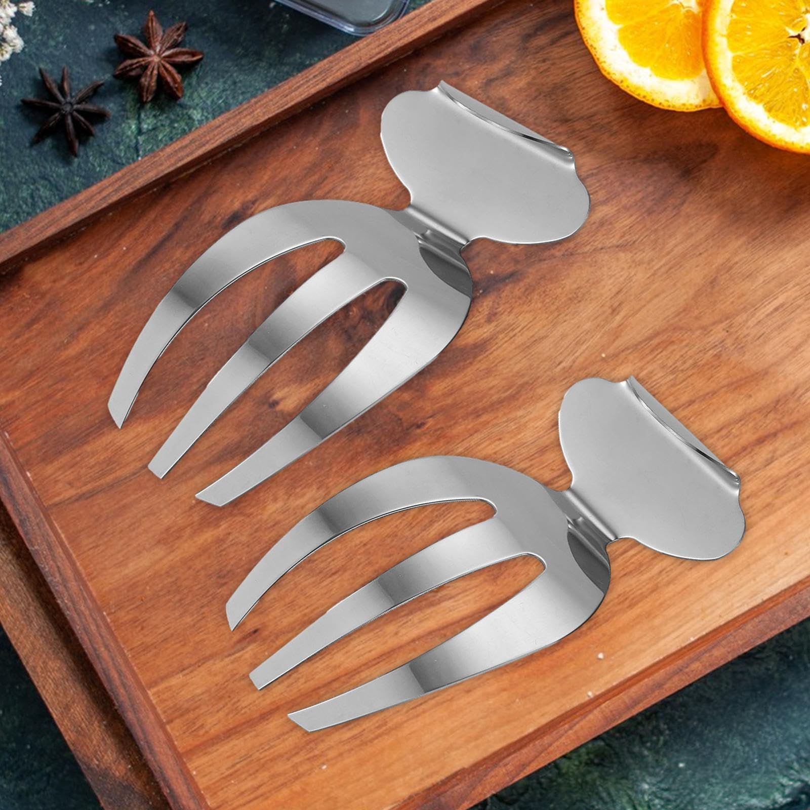 Amazon.co.jp: TISHITA 2 個 サラダサーバー サラダハンド ステンレス