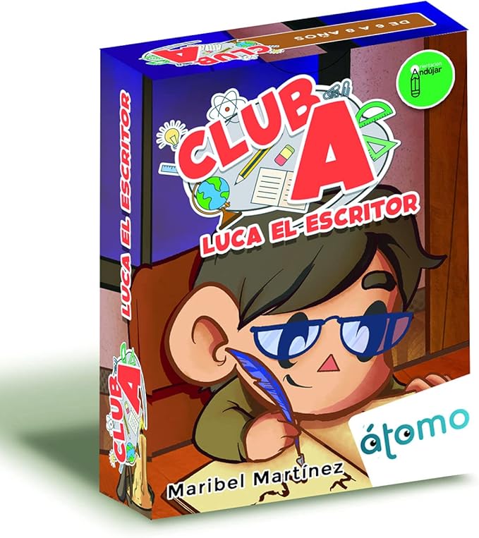 Átomo Games Club A. Luca el Escritor. Juego edicativo