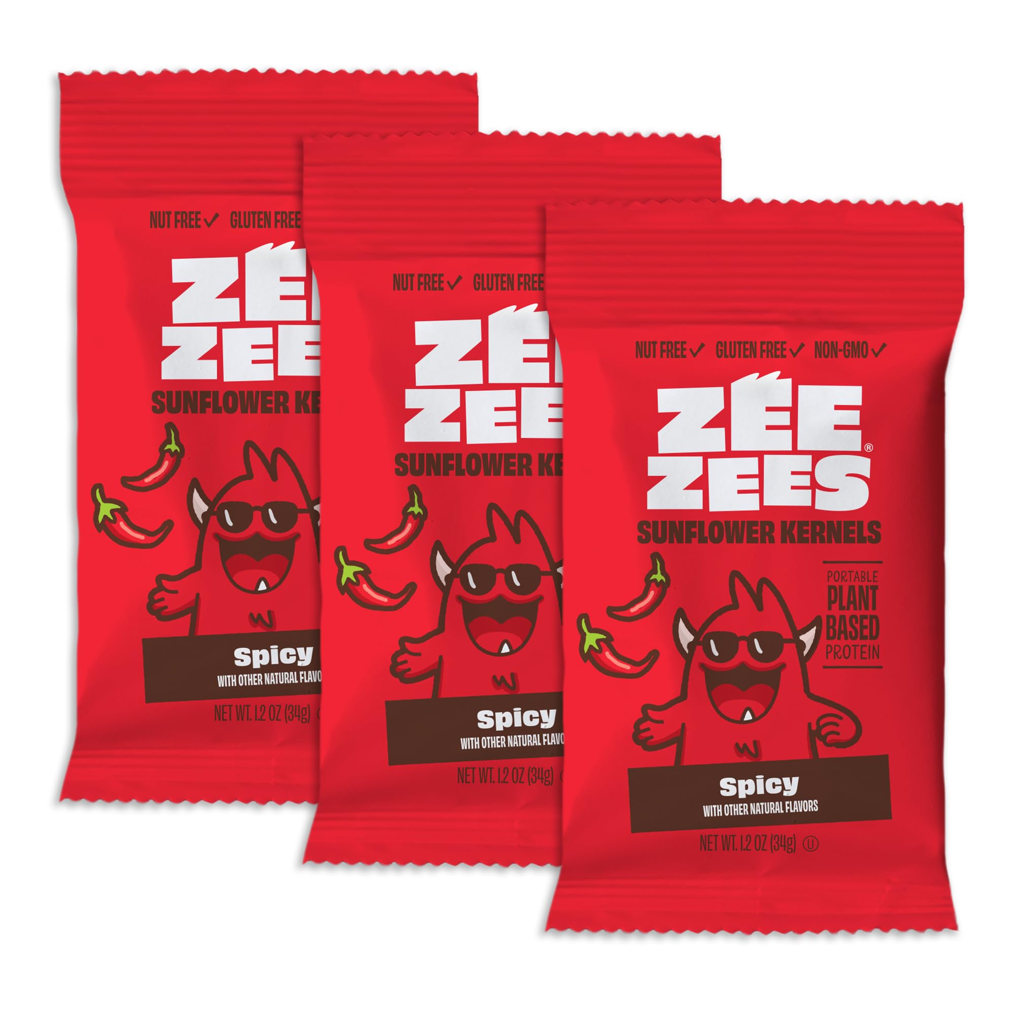 Amazon.com : Zee Zees Spicy Sunflower Kernels, Nut Free, Plant