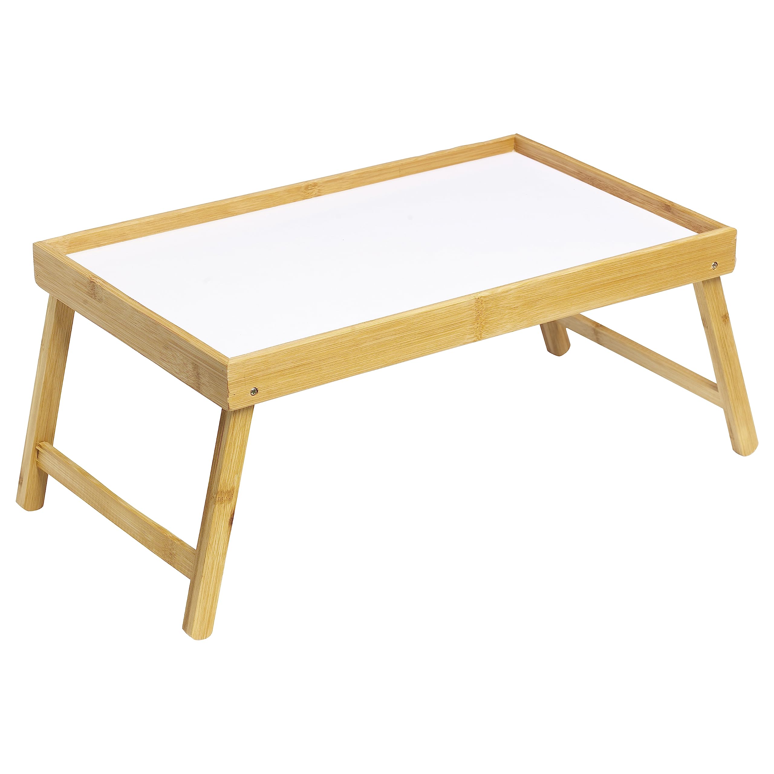 Eco Friendly Bamboo Wood Large Bed Tray Breakfast Lunch Dinner Lap Serving TV Table Laptop Notebook Desk