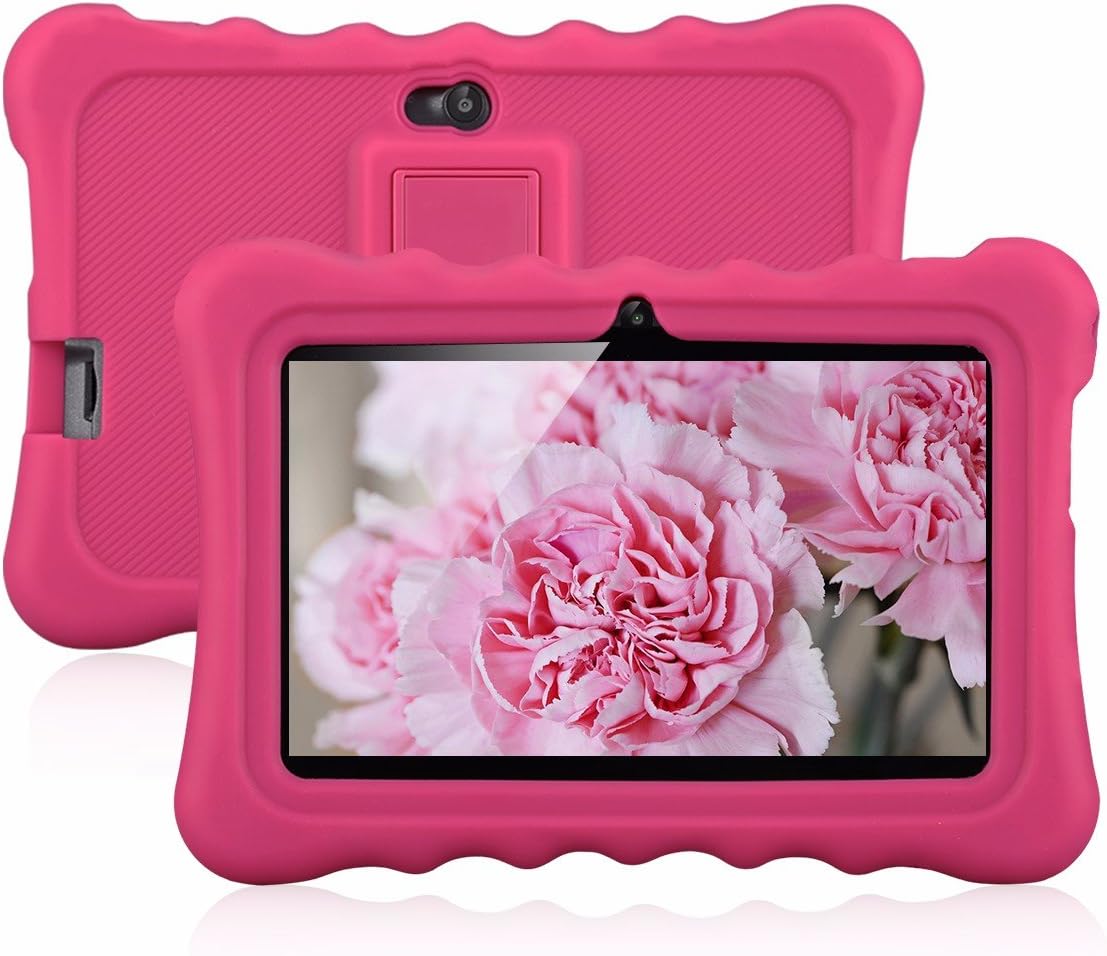 7" Kids Tablet PC, Ainol Q88 Android 4.4 External 3G 8GB ROM 512MB RAM Tablet with Dual Camera WiFi USB Phablet (Pink)