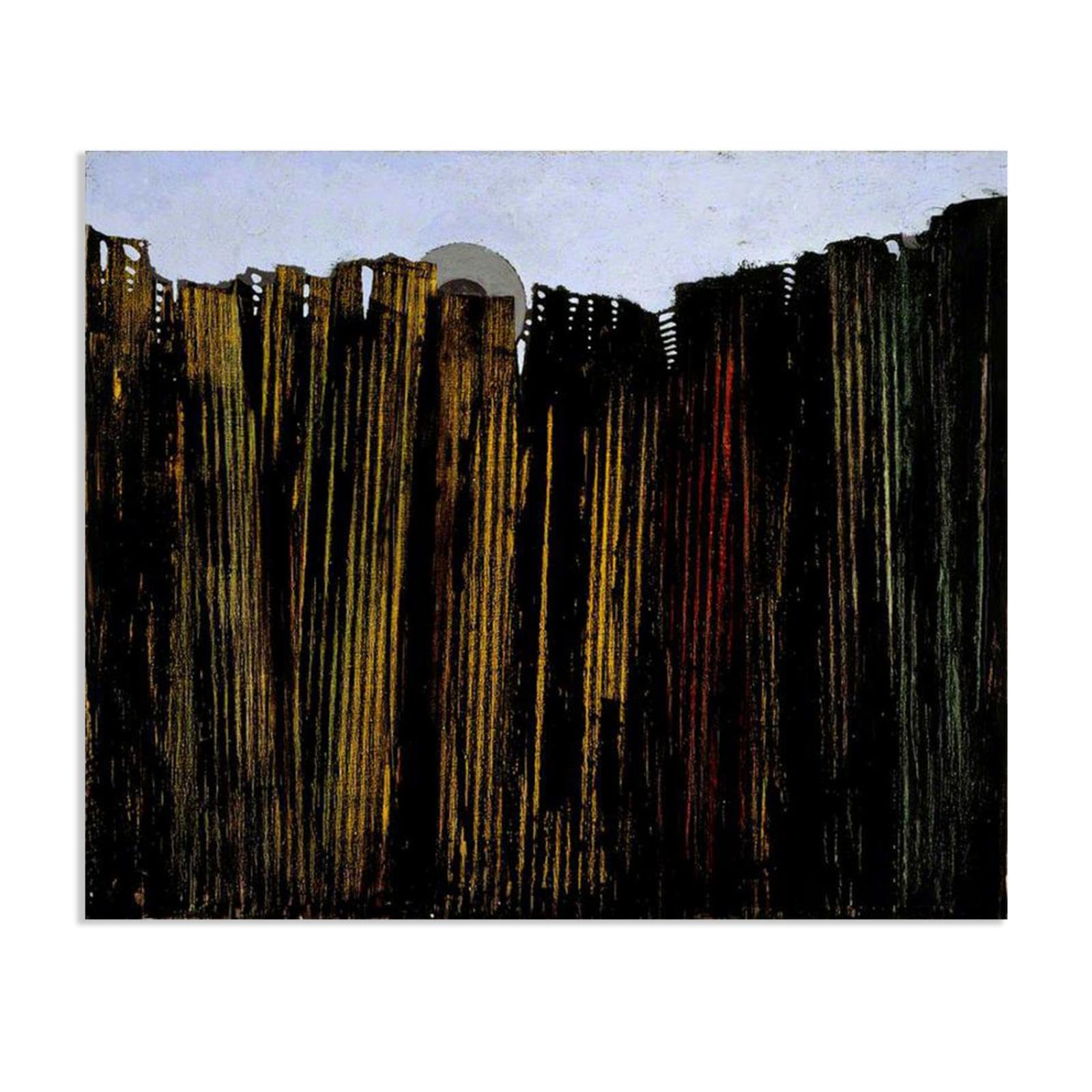 MYCGGDGH Max Ernst Canvas Wall Art Reproductions of Famous Paintings La forêt Giclée Prints Abstract Gifts Aesthetic Wall Decor for Living room bathroom 65x50cm(26x19in) Frameless