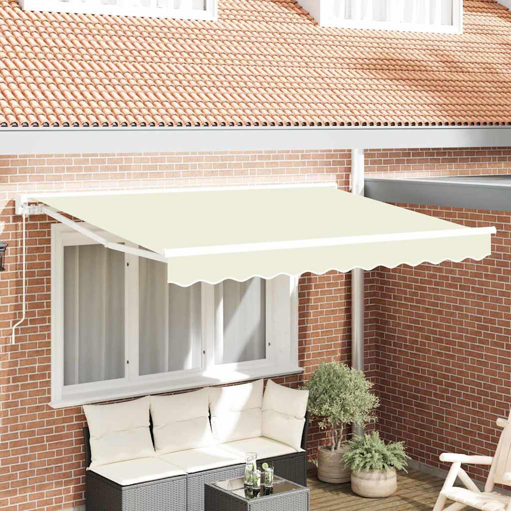 Store de jardin crème pour balcon et terrasse afin de créer un espace ombragé