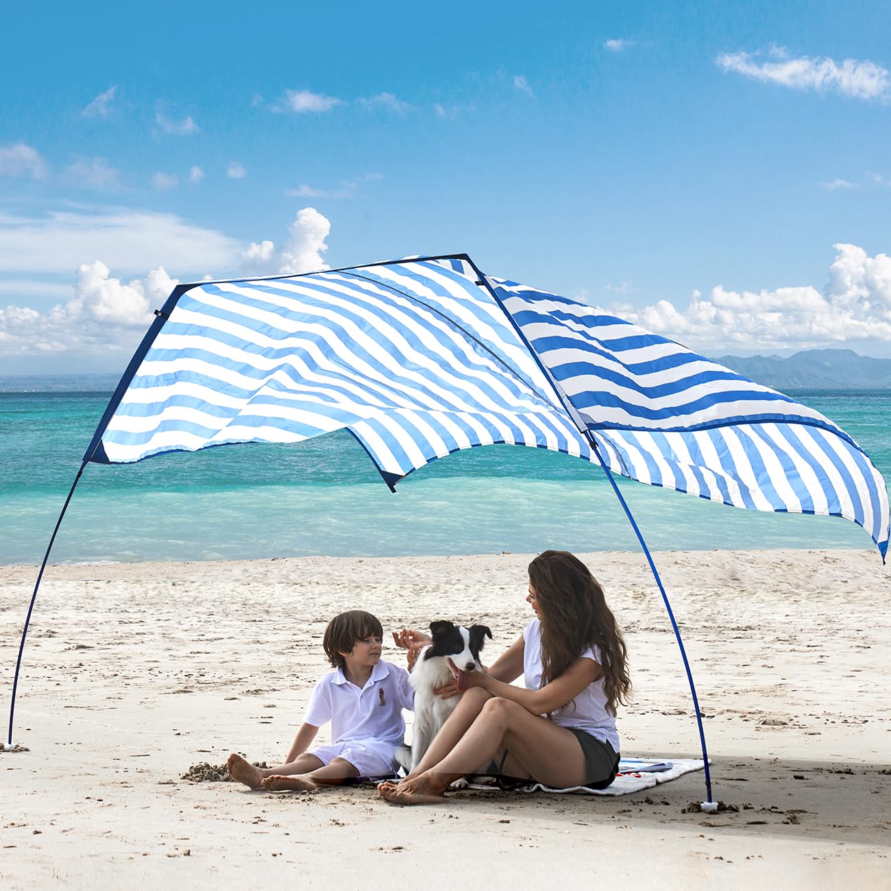 Amazon.com: ALYCASO Beach Wind-Powered Shade Canopy, Portable Sun