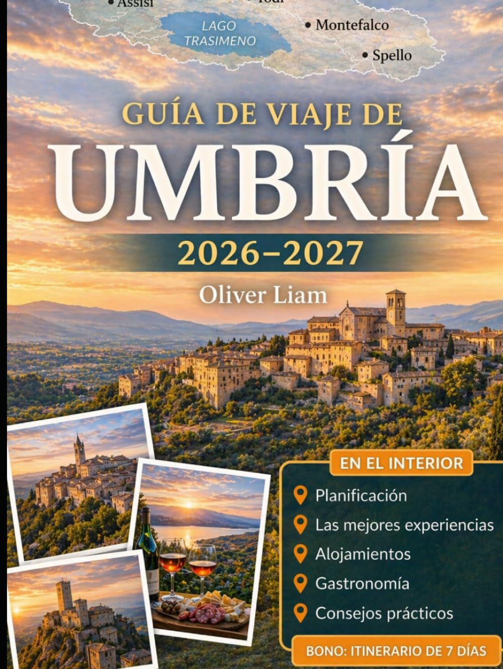 GUÍA DE VIAJE DE UMBRÍA 2026–2027: Explora Perugia, Asís, Orvieto, Spoleto, Gubbio, Todi, el lago Trasimeno, Norcia y las cataratas de Marmore con ... parejas, amantes de la gastronomía y el vino