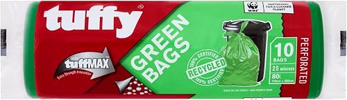Tuffy Drawstring Green Bags (Pack of 20)