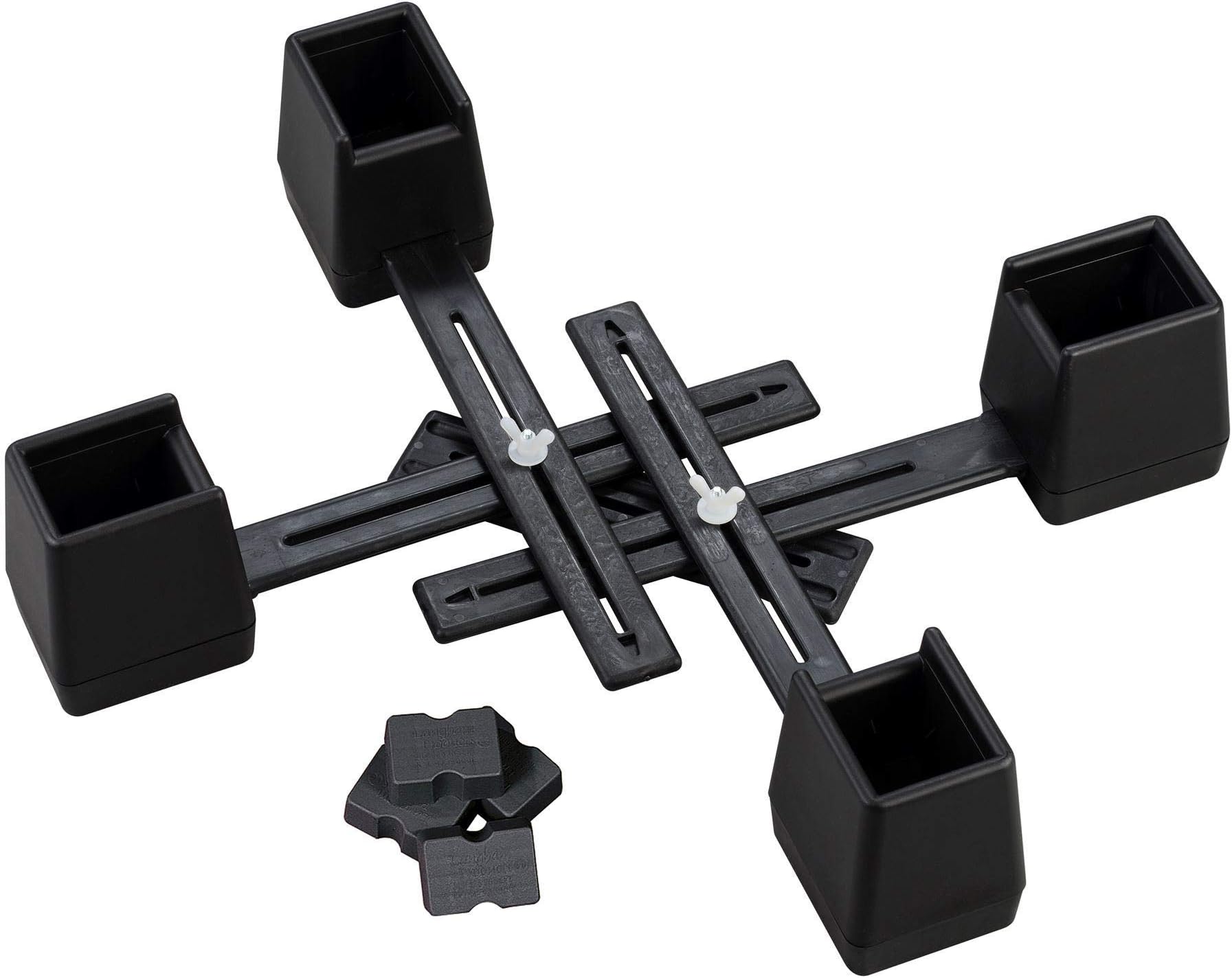 Aidapt Adjustable Height Linked Chair Height Raiser For Use with Chair Legs