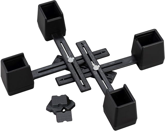 Aidapt Adjustable Height Linked Chair Height Raiser For Use with Chair Legs