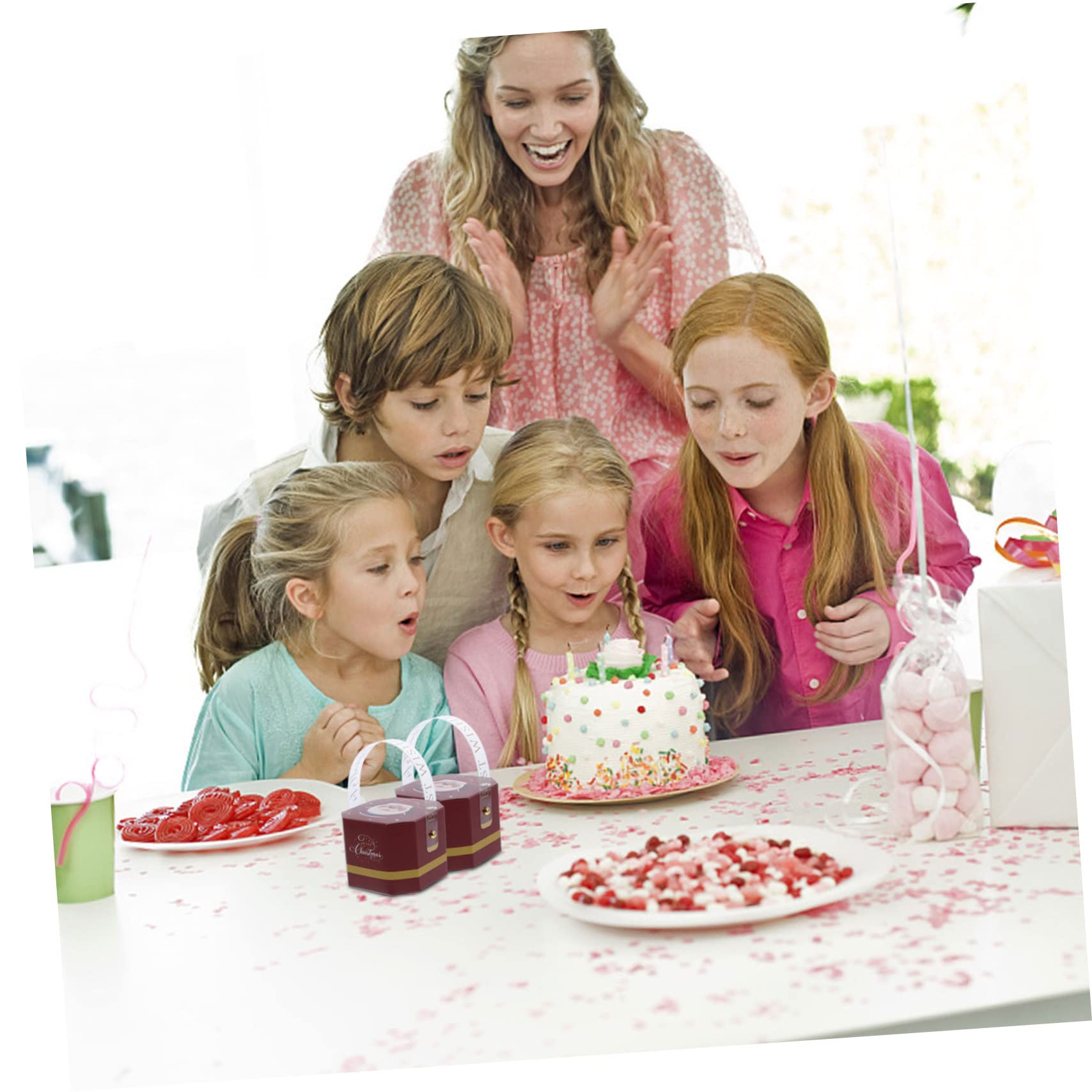 minkissy 40 Pz Confezione di Natale scatole di carta per caramelle natalizie decorazioni bomboniere natalizie scatole cioccolatini natale confezione natale cioccolatini