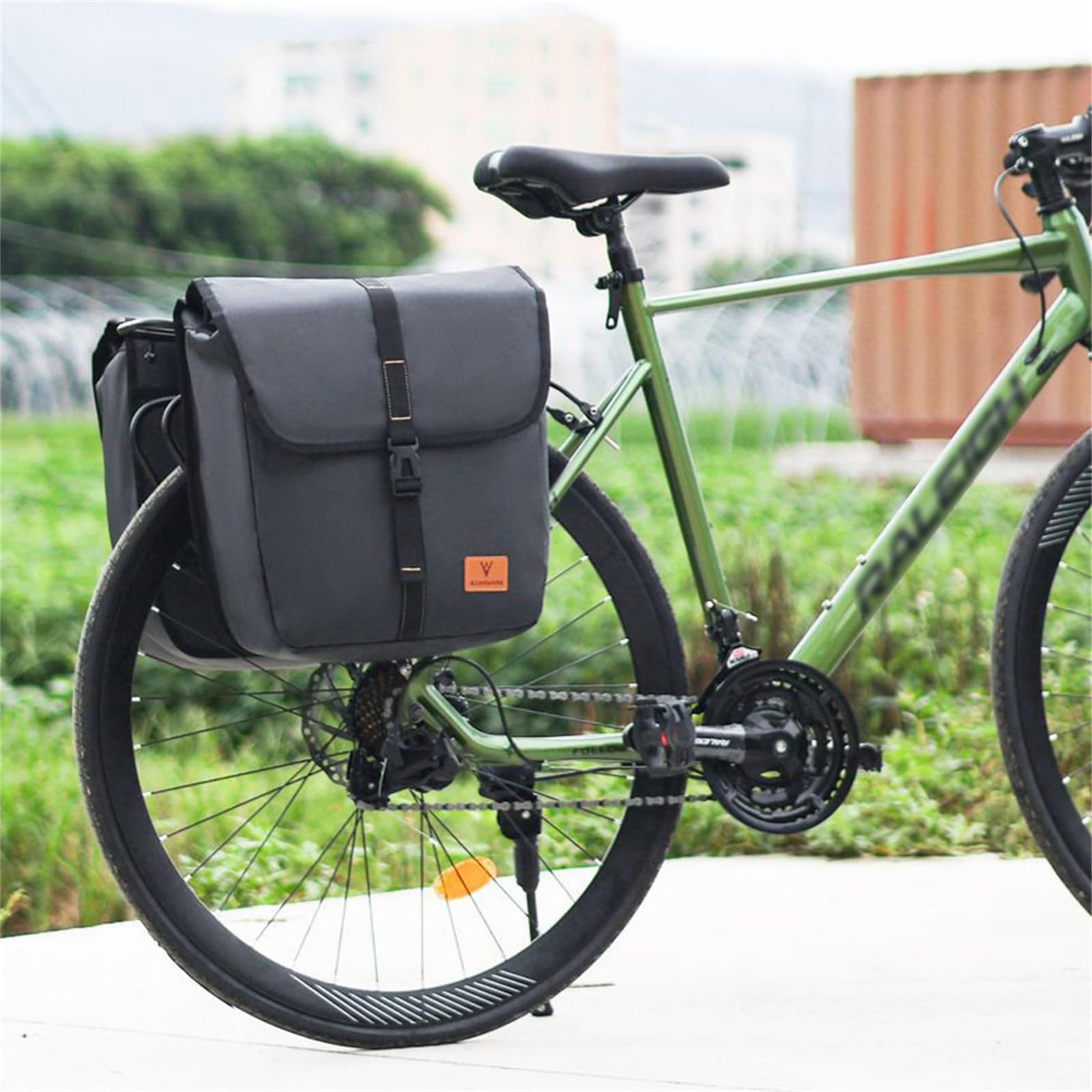 Fahrradtasche Fahrradtaschen Gepäckträgertasche Wasserdicht Radfahren Tasche Große Kapazität Gepäckträger Trunkbag (2 Stück)