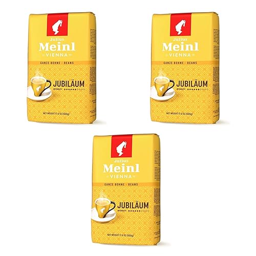 Julius Meinl Jubilaum Blend, granos de café de tueste medio vienés genuinos, 500 g  17.6 oz (3)