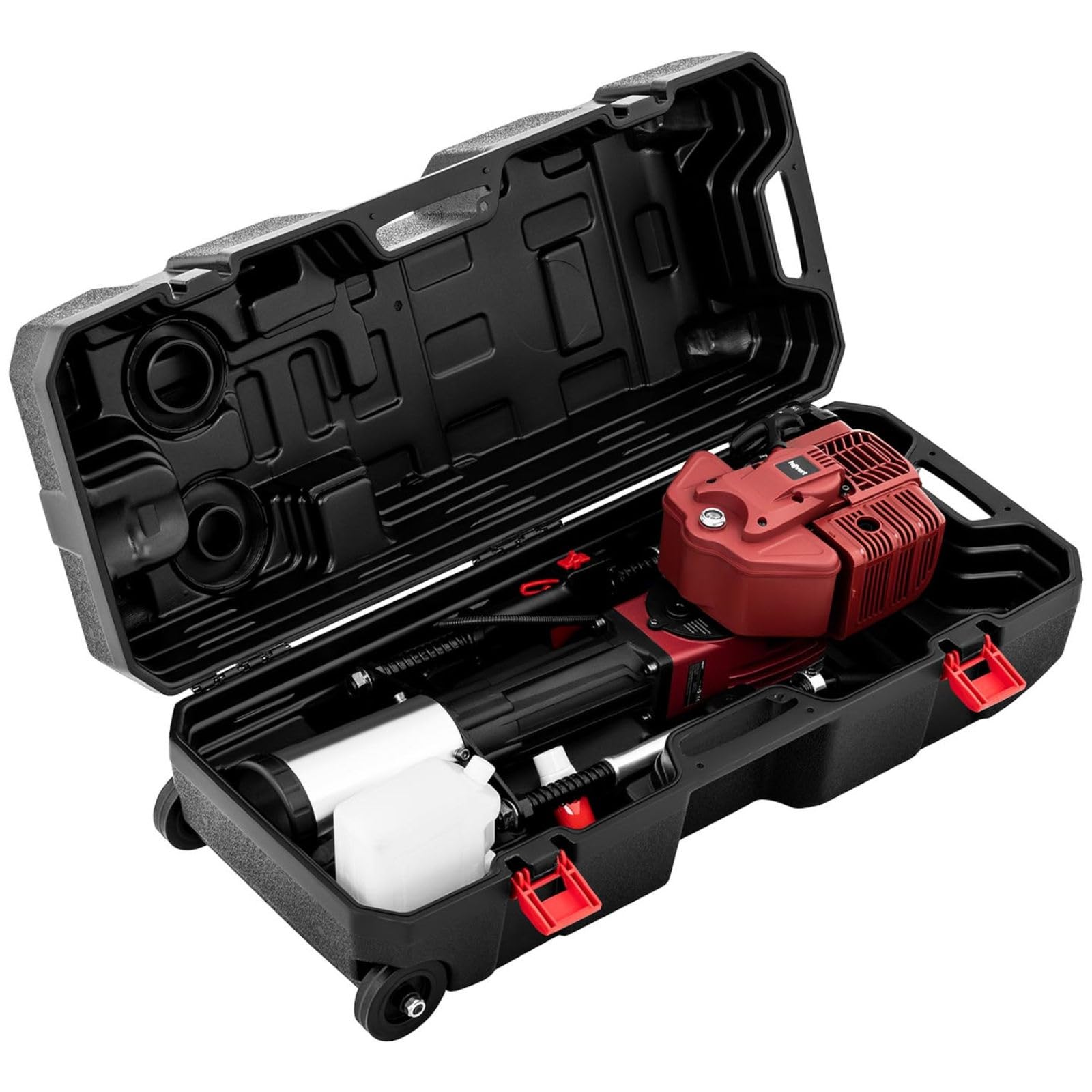 MSW Clavadora De Estacas Y Postes Con Motor HT-PILOT-1500 (Frecuencia de impacto: 700-1.350 golpes/min, Energía de impacto: 20-55 J, Potencia: 1.500 W)