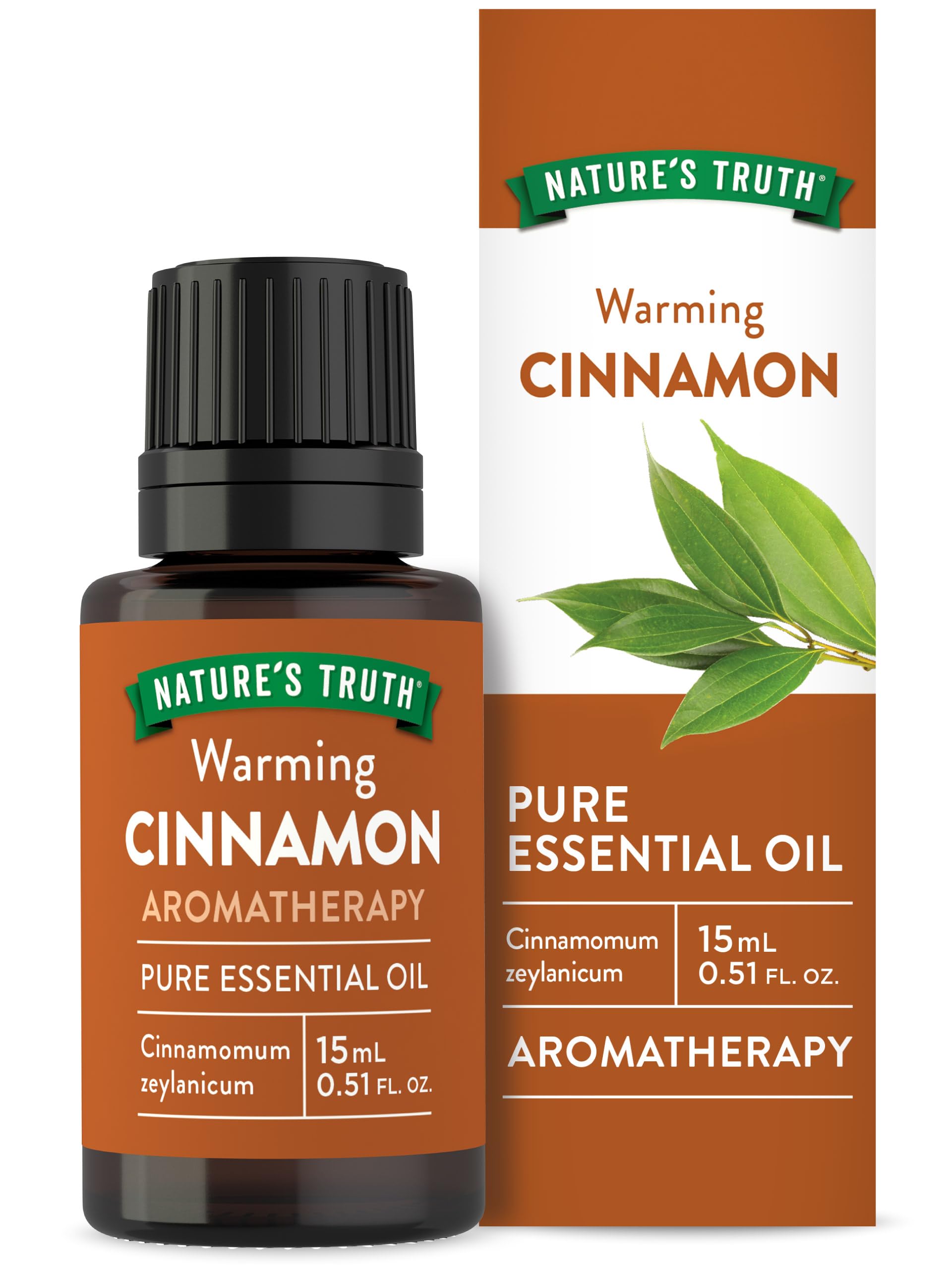 Amazon.com: Nature's Truth Cinnamon Essential Oil | 15 mL | for