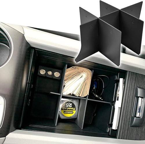 Miniatura 4 de TACOBRO Organizador de consola central divisores y organizador de guantera para Pilot 2016-2022 / Ridgeline 2017-2022 2023/Passport 2019-2022 2023