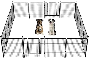 FXW Portable Dog Playpen for RV Travel, 32" Tall, Ideal for Medium Dogs