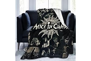Rock in Chains Band Throw Blanket: A Cozy Haven for Music Enthusiasts