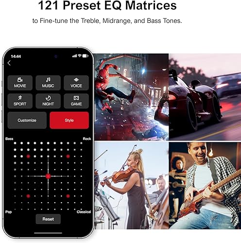 Miniatura 10 de ULTIMEA Barra de sonido de 5.1 canales con Dolby Atmos, sistema de sonido envolvente para TV, control de aplicaciones, sistema de sonido de cine en