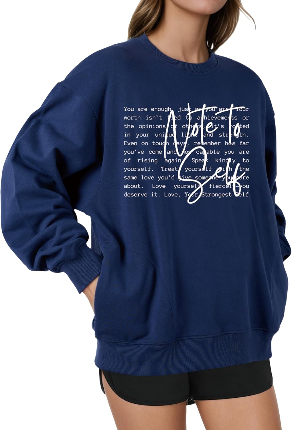 Christian Faith Over Fear Sweatshirts, You Are Enough Sweatshirt, Jesus Loves You Sweatshirt Pullover for Women Mens