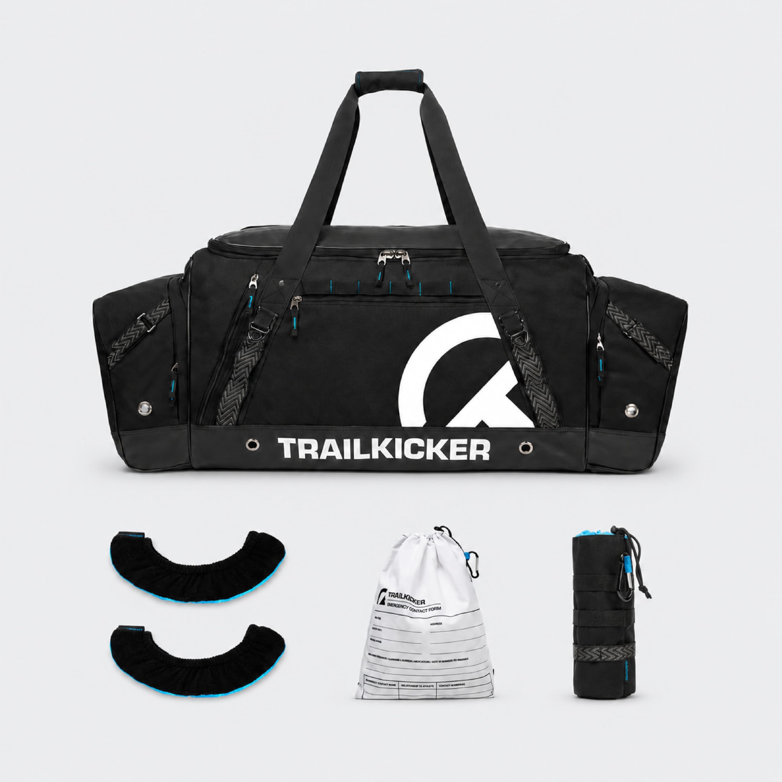 TRAILKICKER Bolsa de equipo de hockey sobre hielo Senior 185L de 42 pulgadas, color azul