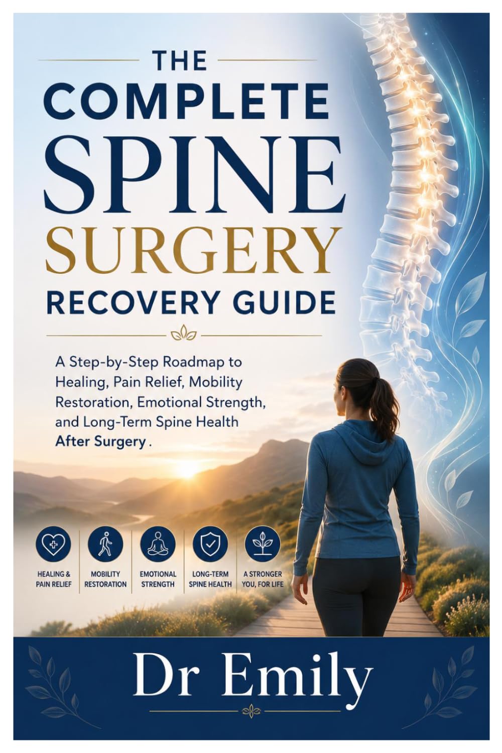THE COMPLETE SPINE SURGERY RECOVERY GUIDE: A Step-by-Step Roadmap to Healing, Pain Relief, Mobility Restoration, Emotional Strength, and Long-Term Spine Health After Surgery
