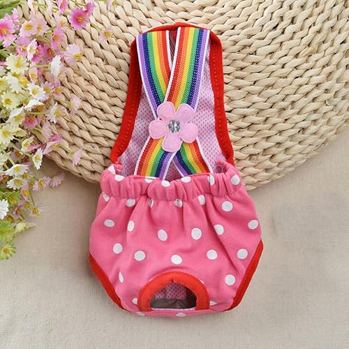 Miniatura 2 de Pantalones fisiológicos para perros con tirantes, pañales para gatos, ropa interior para cachorros, disfraces ajustables, reutilizables, lavables,