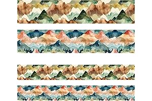 Mountain Bulletin Board Border