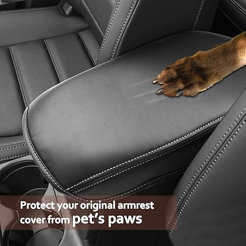 Miniatura 4 de Almohadilla para reposabrazos de consola central de automóvil apta para Mazda CX-5 CX5 CX5 2018 2019 2020, funda de caja de asiento automotriz para