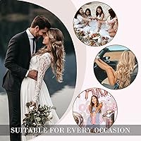 Vista 8 de REECHO Extensiones de cabello, 4 extensiones de cabello con clip, extensiones de cabello sintético suave natural para mujer, marrón negro