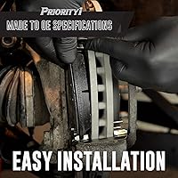 Vista 5 de Bendix Priority1 CFC154 - Juego de pastillas de freno de disco para Avanti II, Century, LeSabre, Regal, Riviera, chasis comercial, DeVille