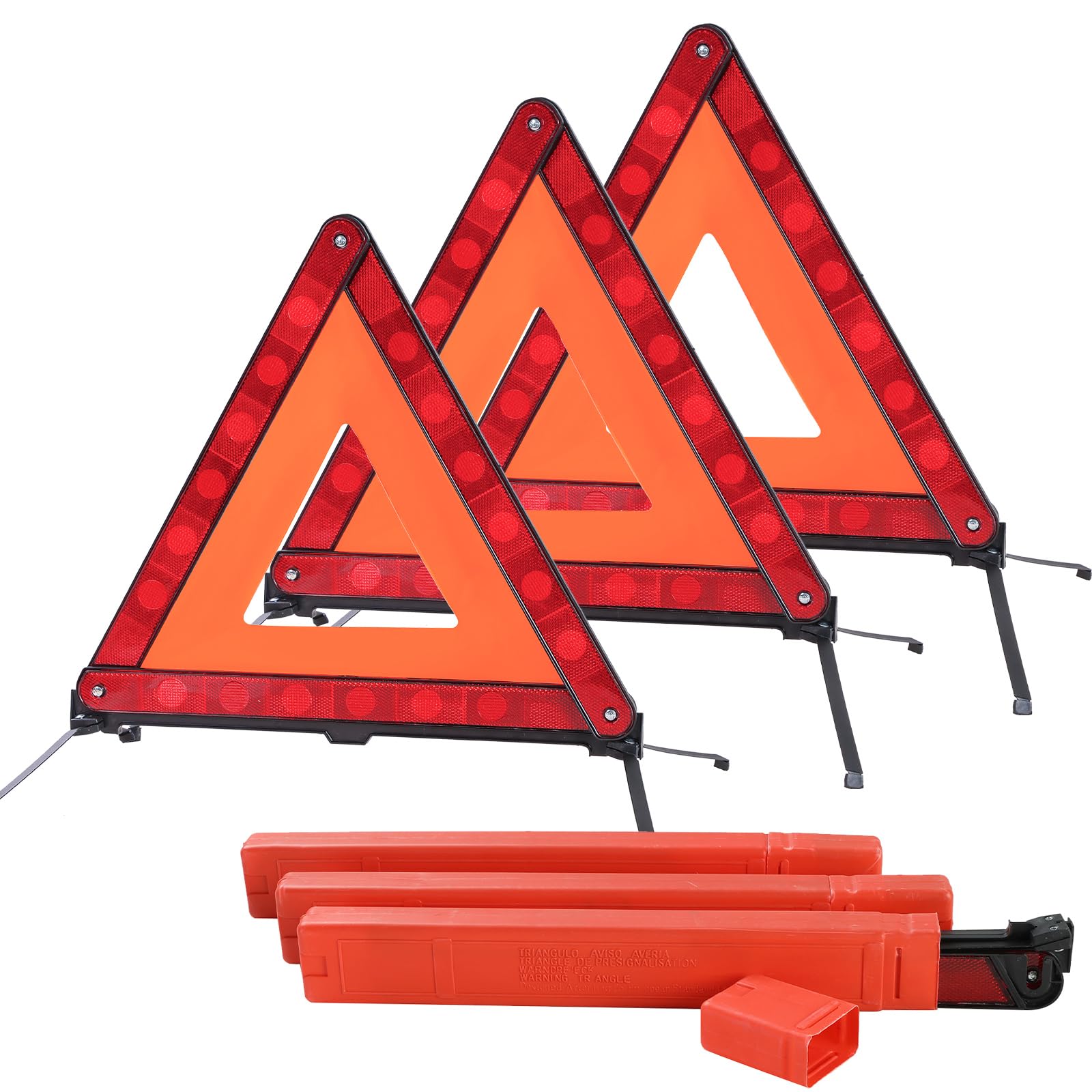 Amazon.com: Acymner Reflective Safety Triangle Kit | Emergency