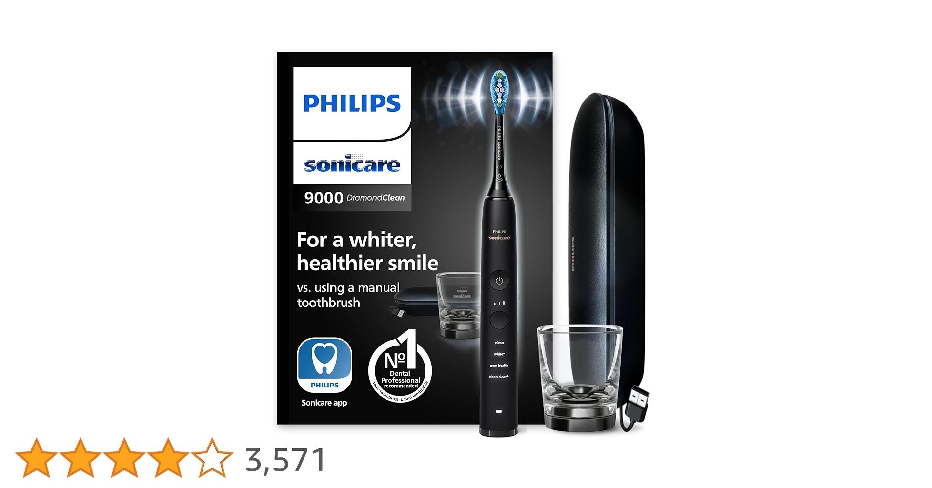 Philips Sonicare DiamondClean 9000 Electric Toothbrush