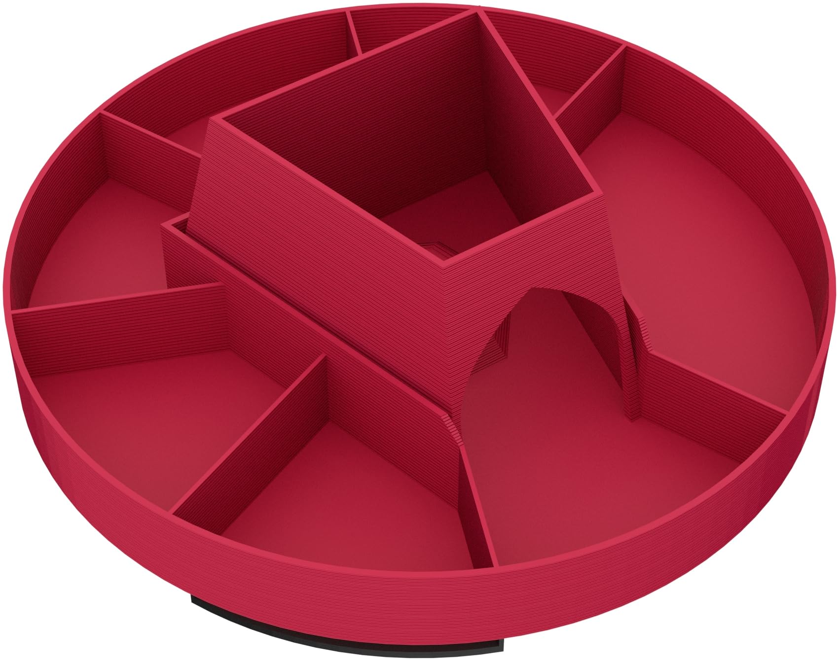 Feldherr CAROUSEL token tray including 3D Tokens Upgrade Set compatible with Wingspan - rotating token dispenser for Food Tokens, Eggs and 3 cards + durable 3D printed tokens