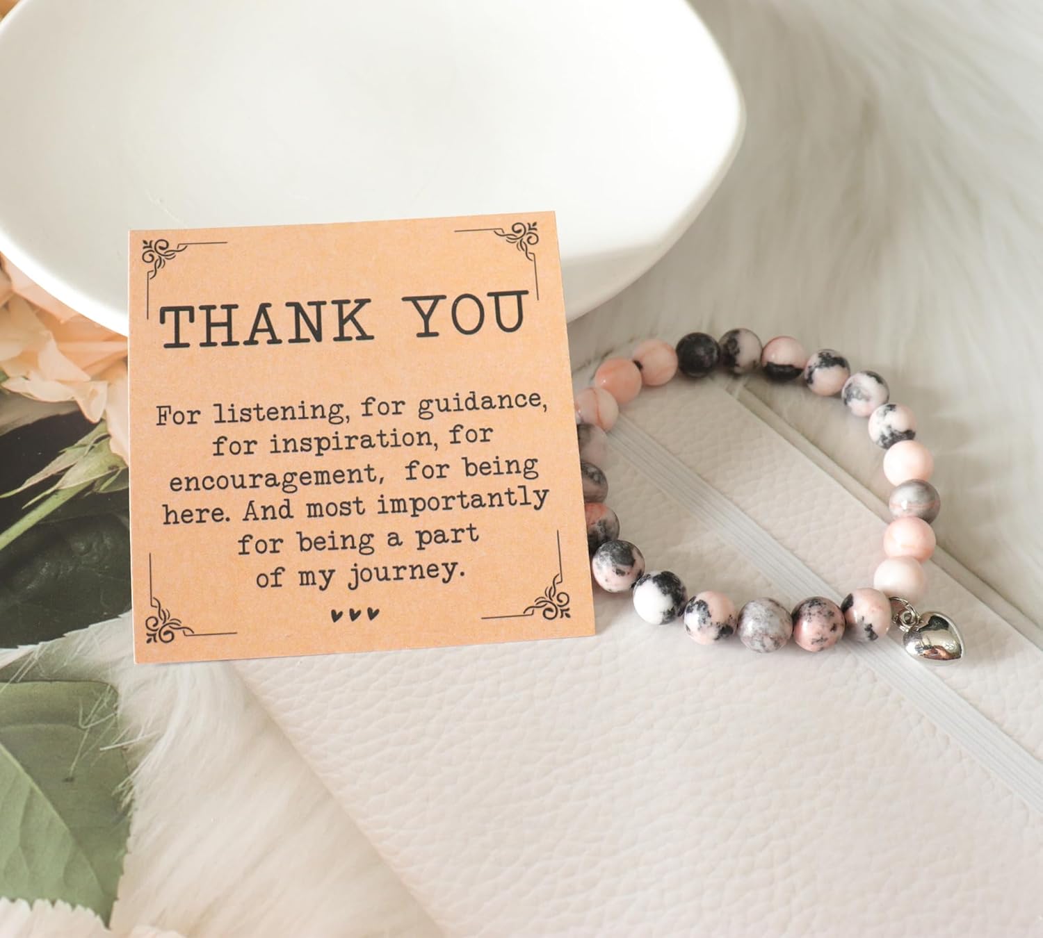 2Pcs Thank You Gifts Bracelet for Women Inspiration Birthday Thanksgiving Christmas Appreciation Gifts Bracelet for Boss,Coworkers,Best Friend,Teachers,Employee - Image 7