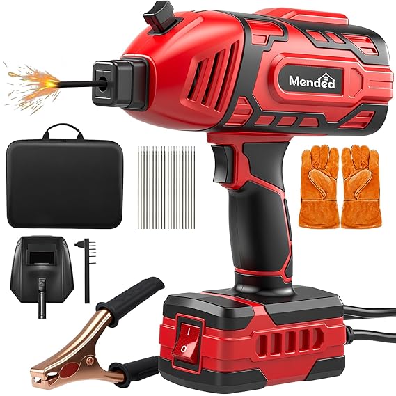 Sakertool Portable Welding Machine Electric: IGBT Handheld Welder with 5 Variable Current Adjustment