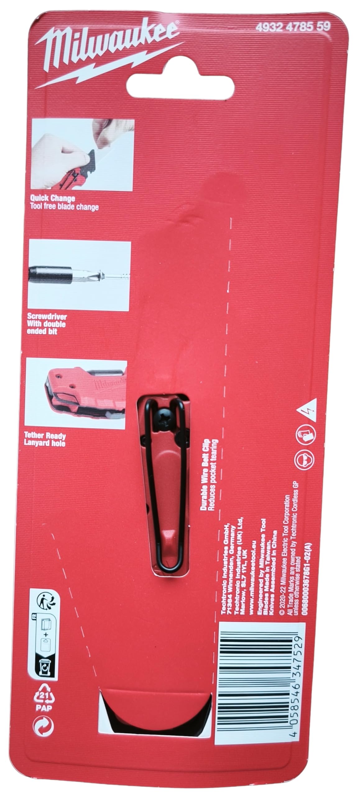 Cuchillo FASTBACK 6 en 1