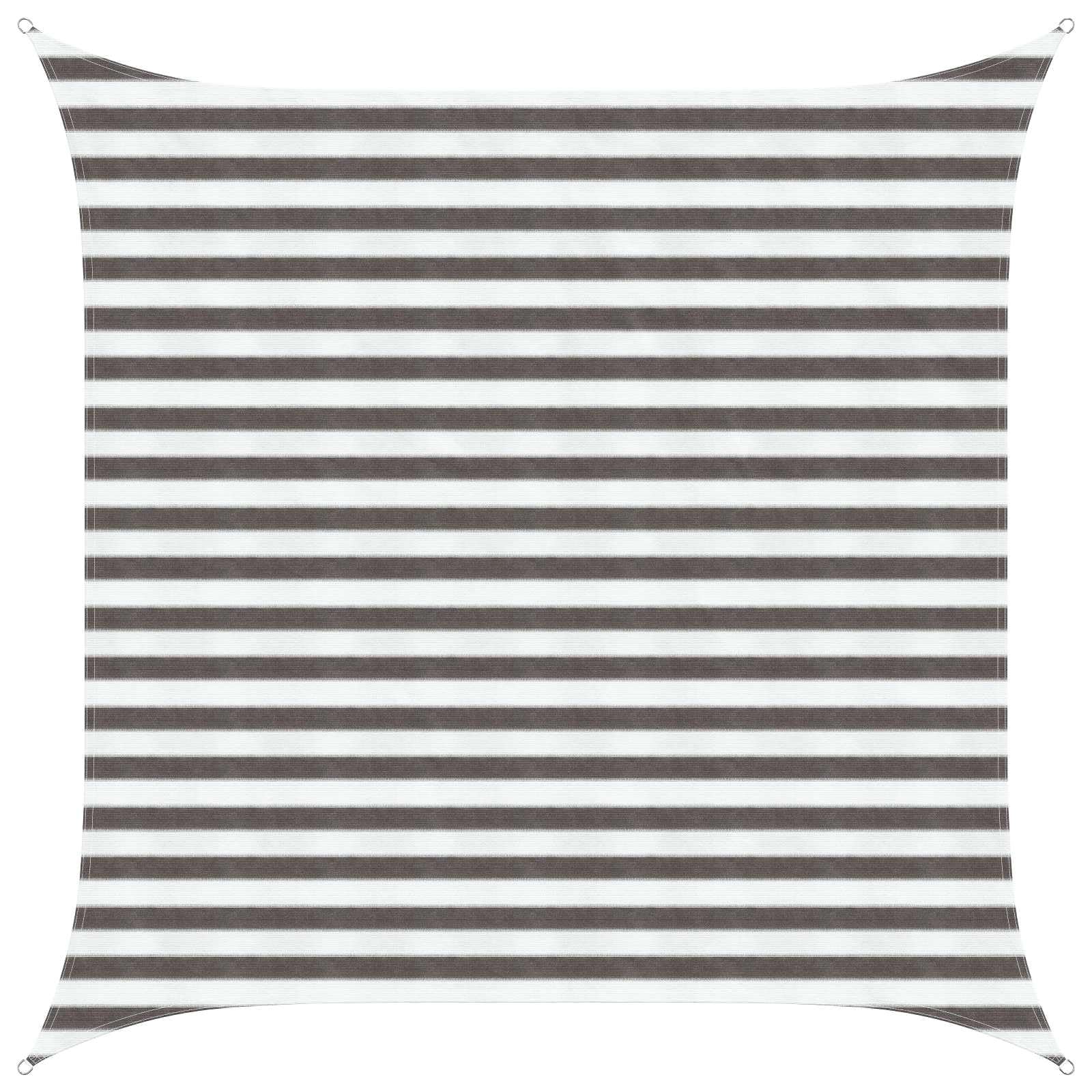 Voile d'ombrage carré 2,5x2,5m protection UV 90% pour terrasse et patio